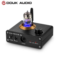 Douk audio Bluetooth 5.0 Tube Headphone Amplifier Mini Stereo Audio Preamp USB DAC Sound Card APTX-LL Audio Receiver