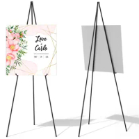 Metal Portable Poster Easel Storage Bag Poster Display Stand Solid Adjustable Metal Easel Tripod The Party Easel Stand