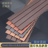 【防水 地闆】地板 裝潢  戶外實木地板 戶外地板 戶外塑木木塑地闆 陽臺浴室庭院 花園露臺 防腐生態木地磚 fgfd