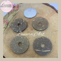 Kancing Batok Polos hiasan mahar craft kerajinan prakarya kancing jadul