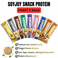 SOYJOY Snack Sehat protein Bar Kedelai tenaga recovery lari sepeda olahraga PAKET 9 RASA SOYJOY