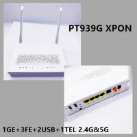 FTTH PT939G Xpon Second hand ONU 1GE+3FE+2USB+1TEL WIFI 2.4G&amp;5G Dual Band ONT SC UPC ONT Used FTTH Optical Fiber Terminal Router
