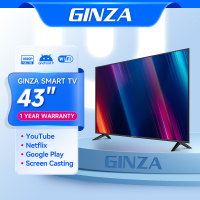 GINZA 43 inches smart tv android flat screen smart tv 40 inches sale