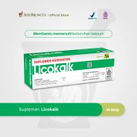 Licokalk (10 Strip) - Suplemen Kalsium Tulang dan Gigi