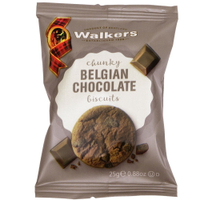 英國Walkers 蘇格蘭皇家比利時巧克力餅乾 (口袋包) 25g/包
