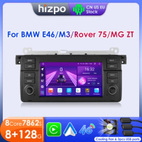 Hizpo 7" AI Voice Autoradio For BMW E46 M3 318/320/325/330/335 Android Auto Radio Carplay 4G DSP Car Multimedia GPS 2din Stereo