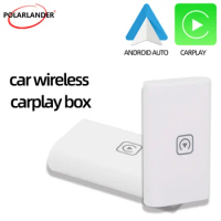 PolarLander  Smart CarPlay Box USB Apple Android Auto Casting Car Machine Bluetooth White WiFi Car Play Dongle Wireless Adapter