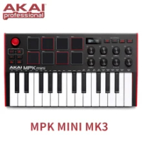 25-Key Ultra-Portable USB MIDI Drum Pad & Keyboard Controller LTGEM Travel Hard Carrying Case for Akai Professional MPK Mini MKII & MPK Mini Play 