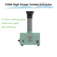 SIKO 150W Solder Fume Extractor Smoke with LED Absorber Remover Smoke Prevention Absorber DIY Working Fan for Soldering Station