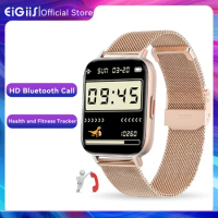 EIGIIS Smart Watch Women BlueTooth Call 2022 Heart Rate Tracker Monitor Blood Pressure DIY Dials Smartwatch Men For Android iOS
