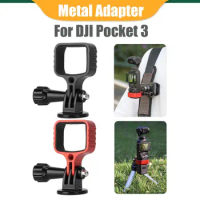 For DJI Pocket 3 Aluminum Alloy Adapter Extension Mount for DJI Pocket 3 Handheld Gimbal Accessories