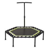 40inch Mini Mute Rebounder Fitness Trampolines Indoor Outdoor Exercise Jumping Training Hexagonal Trampoline