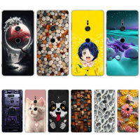 S4 colorful song Soft Silicone Tpu Cover phone Case for Sony Xperia XZ2/XZ3