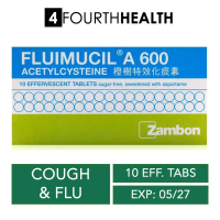 [EXP 05/27] Zambon Fluimucil A 600MG | 10 Effervescent/Box (OTC PACKING)