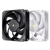 พัดลมเคส HiFrost T120 B&W 4pin PWM 120mm. 2500RPM จัดส่งที่รวดเร็ว