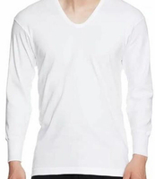 [COSCO代購4] W134726 郡是 日本製男V領純棉衛生衣