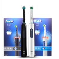 Oral B Ultra pro 4 Electric Toothbrush Sonic Clean Teeth 5 Brushing Modes With Pressure sensor abd Timer Inductive Charge Brush