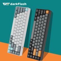 Darkflash GD68 Mechanical Keyboard 68 Keys Bluetooth USB Type-C Wired and 2.4 Wireless Red Switch Ke