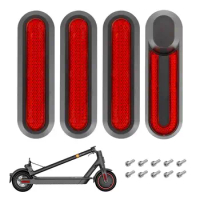 Front Fork Rear Wheel Protection Cover for Xiaomi 1S Pro 2 MI3 Electric Scooter Hub Cap Decor Reflective Strips Protect Case