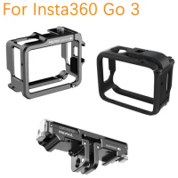 Rabbit Cage for Insta360 GO 3 Protective Frame Case Camera Cage for Insta360 GO 3 Magnetic Quick Release Mount Accessories