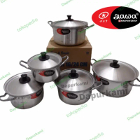 Panci Set Jawa Alumunium Isi 5Pcs Aluminium Terlaris