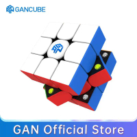 GAN 356 M, ลูกบาศก์ 3x3 แบบไม่มีสติกเกอร์, GAN 356M ลูกบาศก์, เกมหลายสีที่เหมาะสำหรับเด็กชายและเด็กห