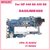 DAX8JMB16E0 With i5-8265U i7-8565U CPU Notebook Mainboard For HP ProBook 440 G6 450 G6 Laptop Motherboard 100% Tested OK
