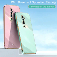 6D Plating TPU Case For OPPO Reno 10X Zoom CPH1919 ShockProof Soft Silicone TPU Back Cover Phone Case for OPPO Reno 10X Zoom