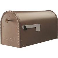 Gibraltar Edwards Venetian Bronze Steel Post Mount Mailbox EM160VBAM Gibraltar
