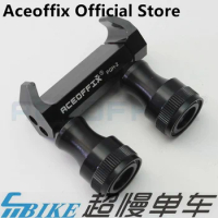 Aceoffix for brompton folding bike MKS double pedal quick release buckle mount quick release head