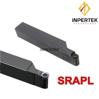 SRAPL 2525 12 Holder Bubut Insert RPMT 12 Pahat Gagang Kiri Luar Radius