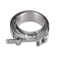 Stainless steel 304 quick opening v band clamp male and female flange kit 3 inch Quick vband clamp kit