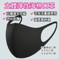 台灣現貨 海綿口罩 粉黑色 非醫療口罩 成人口罩