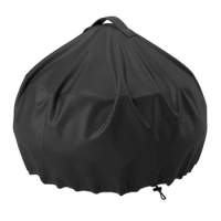 1 Piece BBQ Cover Outdoor Electric Grill Cover Waterproof Grill Cover Bbq Cover Black
