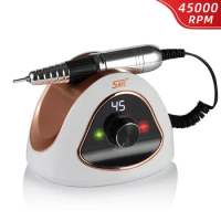 45000RPM Electric Nail Drill Machine Professional Manicure Machine For Gel Polishing White Foot Switch Nail Drill Equipment Tool