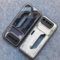 適用華碩ROG6防摔手機殼Asus ROG 6保護套7高清鋼化玻璃全包硬后蓋軟邊科技風定製
