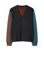 เสื้อคาร์ดิแกนผู้ชาย รุ่น M2R-A063-W22831-78 สีดำ