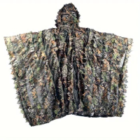 Hunting Sniper 3D camouflage uniform forest maple leaf camouflage cloak outdoor air gun bird watching tactical clothing