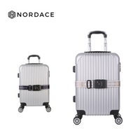 Nordace TSA海關鎖行李箱束帶 打包帶 出國旅遊必備 行李綁帶 碼鎖行李束帶-雙色可選-卡奇色