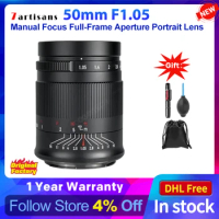 7artisans 50mm F1.05 Manual Focus Full-Frame Aperture Portrait Lens for Sony E for Canon RF Nikon Z Leica L for Sigma Camera