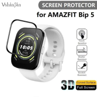 100PCS 3D Soft Screen Protector for Amazfit Bip5 Smart Watch Full Cover Scratch-proof Protective Film for Amazfit BIP 5