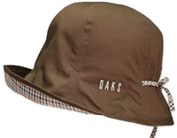 DAKS【日本代購】女款帽子 防紫外線 棉質  日本製  棕色 - D7218