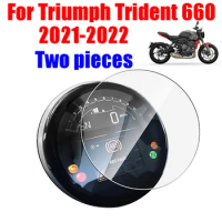 FOR Triumph Trident 660 TRIDENT660 2021 2022 Motorcycle Accessories Cluster Scratch Protection Film Dashboard Screen Protector