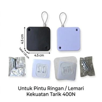 MZ Penarik / Penutup Pintu Otomatis Lemari Jendela Tanpa Bor Desain ABS Multifungsi Gn2-1000N
