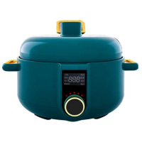 Kaiteng household small electric hot pot Bbq grill multi-function electric cooking pot