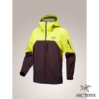 【Arcteryx 始祖鳥官方直營】男 Rush 防水外套 喜悅黃/幻象紫