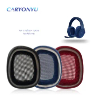 CARYONYU Replacement Earpad For Logitech G433 Headphones Memory Foam Ear Cushions Earmuffs Black/Blue/Red