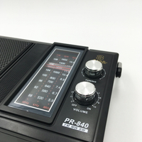新珠江牌收音機PR-840三波段交流電直流兩用中老年帶提手臺式