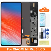 6.4" Mix3 Display Screen Replacement, for Xiaomi Mi Mix 3 M1810E5A LCD Display Digital Touch Screen with Frame for Mix 3 5G