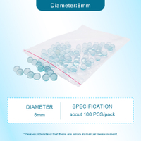 100pcs/bag Glass Hoodle High Precision Lab Glass Beads Used in distillation to prevent liquid level